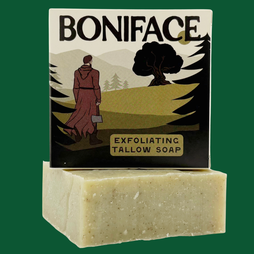 Boniface – XL Exfoliating Grass-Fed Tallow Soap