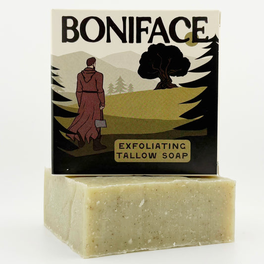 Boniface – XL Exfoliating Grass-Fed Tallow Soap