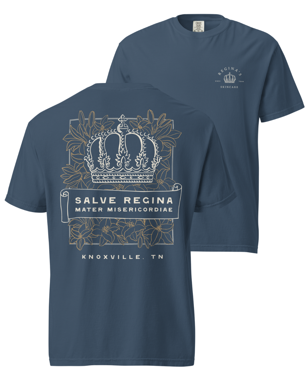 Regina's Skincare Salve Regina Heavyweight Tshirt in Midnight