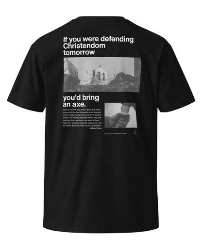 Boniface Defend Christendom Black Tshirt