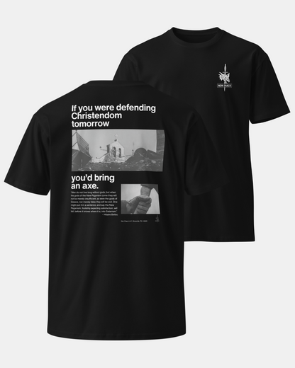 Boniface Defend Christendom Black Tshirt