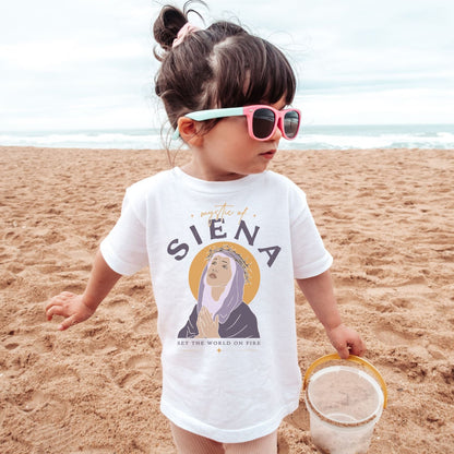 Siena Toddler Short Sleeve Tee in Black, White