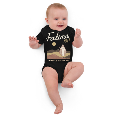 Baby Bodysuit - Fatima 1917 - Black 3M - 18M