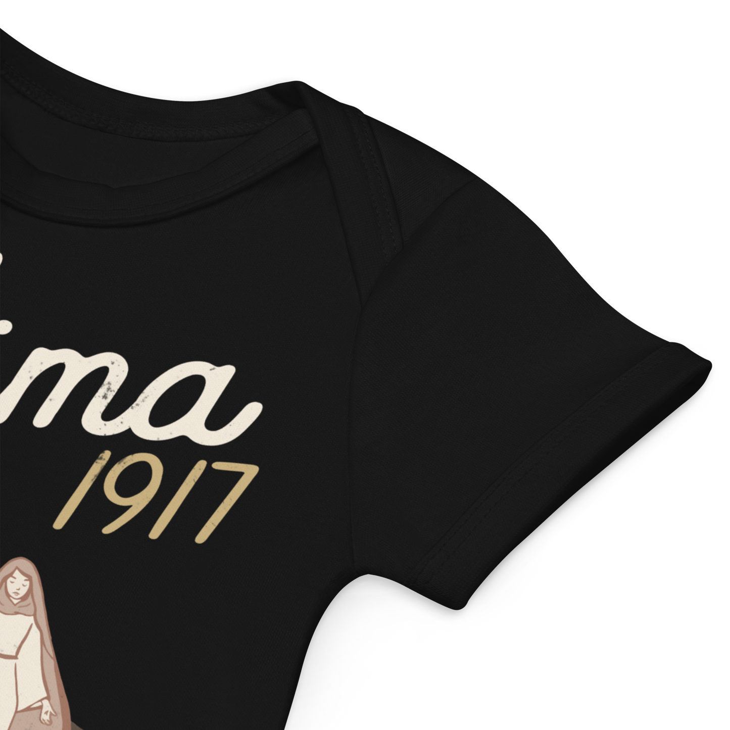 Baby Bodysuit - Fatima 1917 - Black 3M - 18M